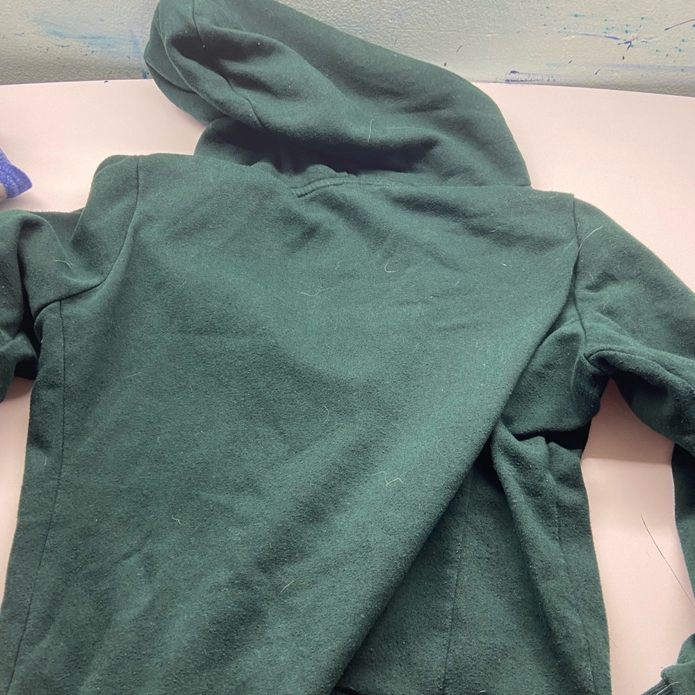 Reflex Dark Green women’s  Hoodie with 'Sunday' Print